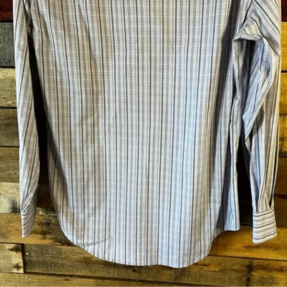 Perry Ellis Lavender Plaid Button Down Size Medium - Picture 8 of 10